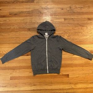 H&M static grey zip up hoodie size medium